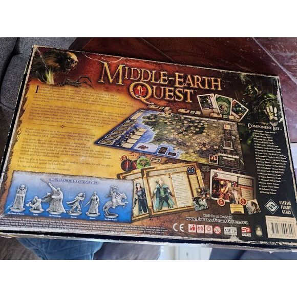 Lord of the Rings Middle-Earth Quest board game partially incomplete - Picture 5 of 15